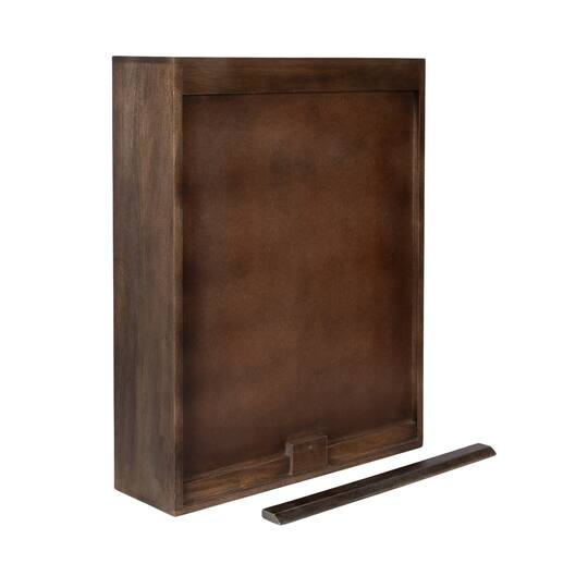 Kate and Laurel Galliene Wood Wall Cabinet with Two Shelves